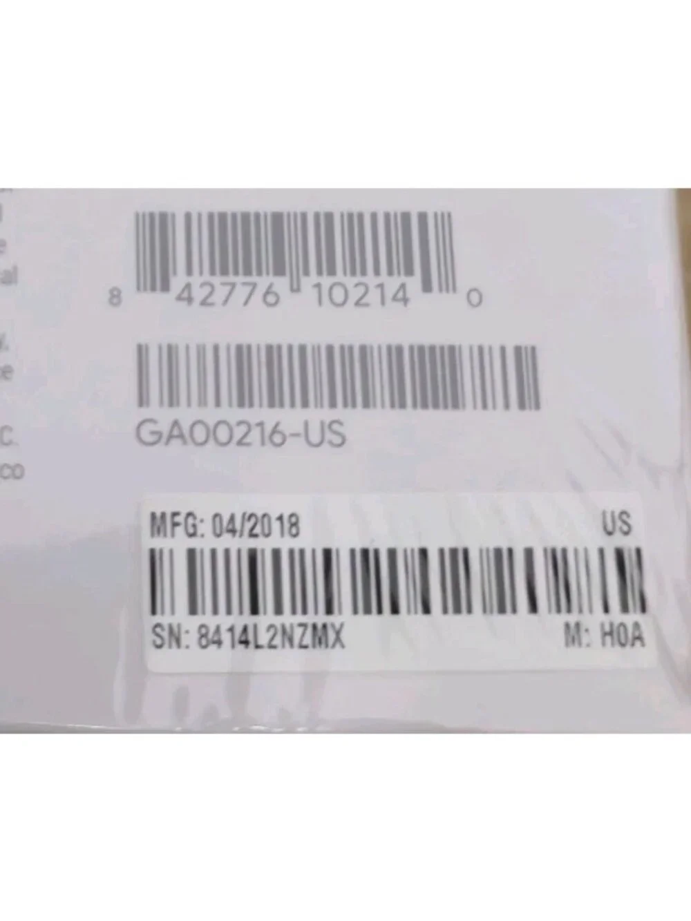 Google Home mini GA00216-US Charcoal Color Smart Speaker NEW SEALED